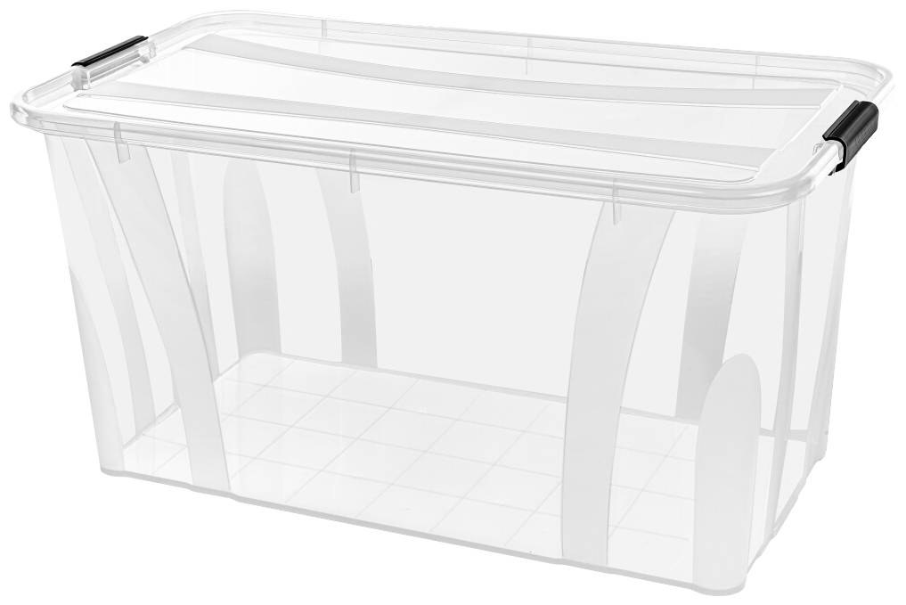 Siena HOME Aufbewahrungsbox Anzio Transparent 32l (B x H x T) 510 x 230 x 385mm 3St.