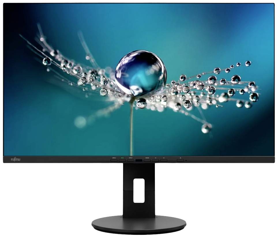 Fujitsu B2711 TS QHD LED-Monitor EEK D (A - G) 68.6 cm (27 Zoll) 2560 x 1440 Pixel 16:9 5 ms DisplayPort, HDMI®, DVI, Kopfhörer (3.5 mm Klinke), Au