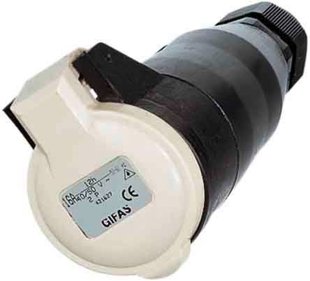 Gifas Electric 421627 108197 CEE Kupplung 16A 2polig 1St.