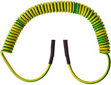 Gifas Electric 248523 Strom Anschlusskabel Grün, Gelb 0.6m