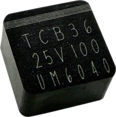 Condensatore Elettrolitico Tru Components 0603 100 Μf 25 V 20 % (l X L X A) 6.5 X 6.5 X 3.0 Mm 1 Pz. Smd