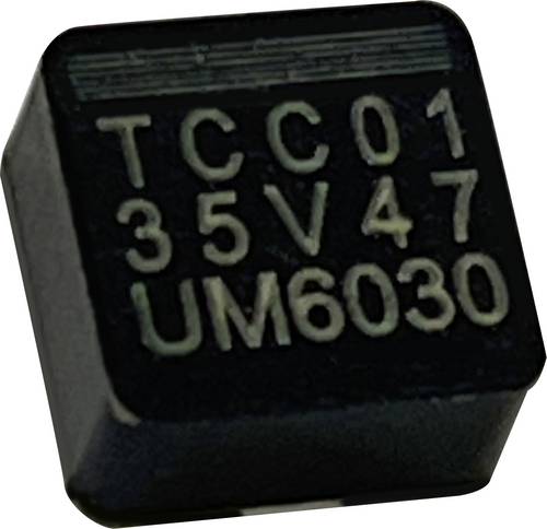 TRU COMPONENTS Elektrolyt-Kondensator SMD 0603 47 µF 35 V 20 % (L x B x H) 6.5 x 6.5 x 3.0 mm 1 St.