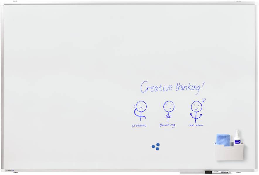 Legamaster Whiteboard PREMIUM PLUS (B x H) 150 cm x 100 cm Weiß emailliert Inkl. Ablageschale, Inkl. Boardmarker