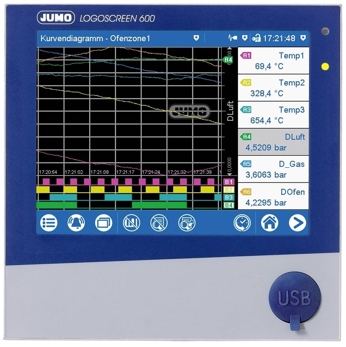 Jumo 00647845 SPS-Touchpanel