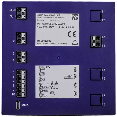 Jumo 00680798 Kompaktregler Jumo 00680798 Kompaktregler
