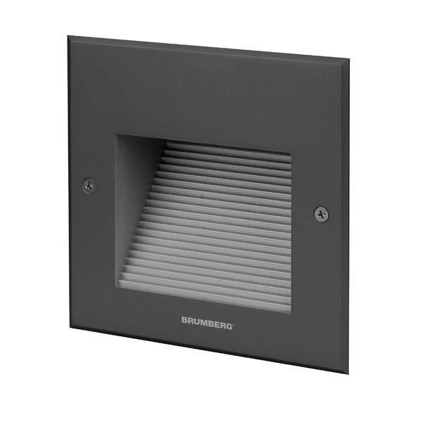 Brumberg 60110103 60110103 LED-Wandleuchte LED fest eingebaut 6W LED Grau