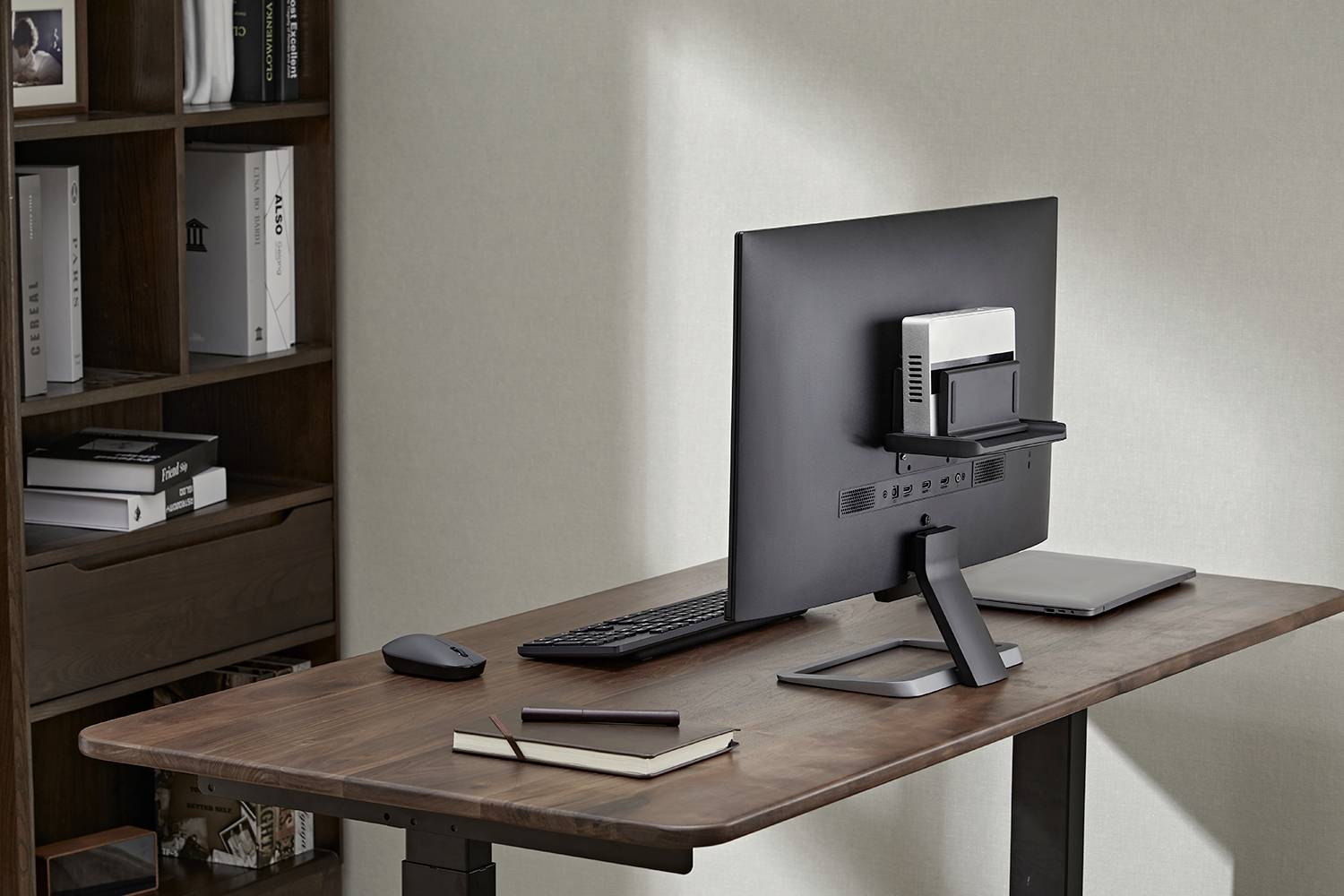 My Wall PC Halterung 75 x 75mm VESA-Standard, 100 x 100mm VESA-Standard, Freistehend HZ50L HZ50L Schwarz Belastbar bis=3kg