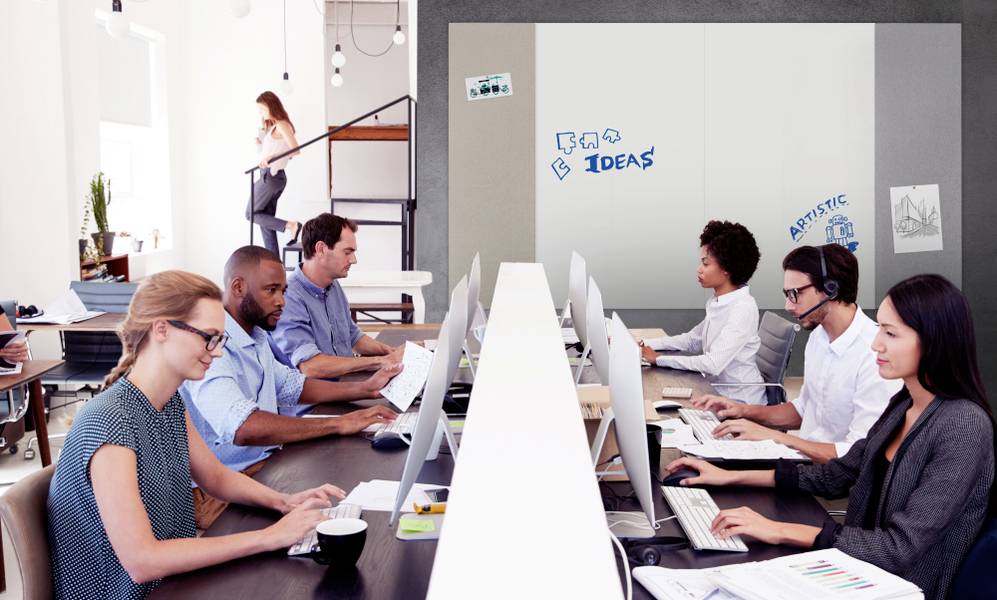 Legamaster Whiteboard (B x H) 119.5 cm x 200 cm Weiß emailliert