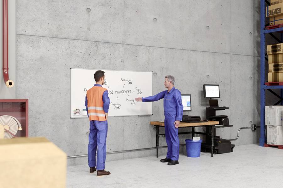 Legamaster Whiteboard UNITE (B x H) 180cm x 120cm Weiß glatt, lackiert Inkl. Ablageschale