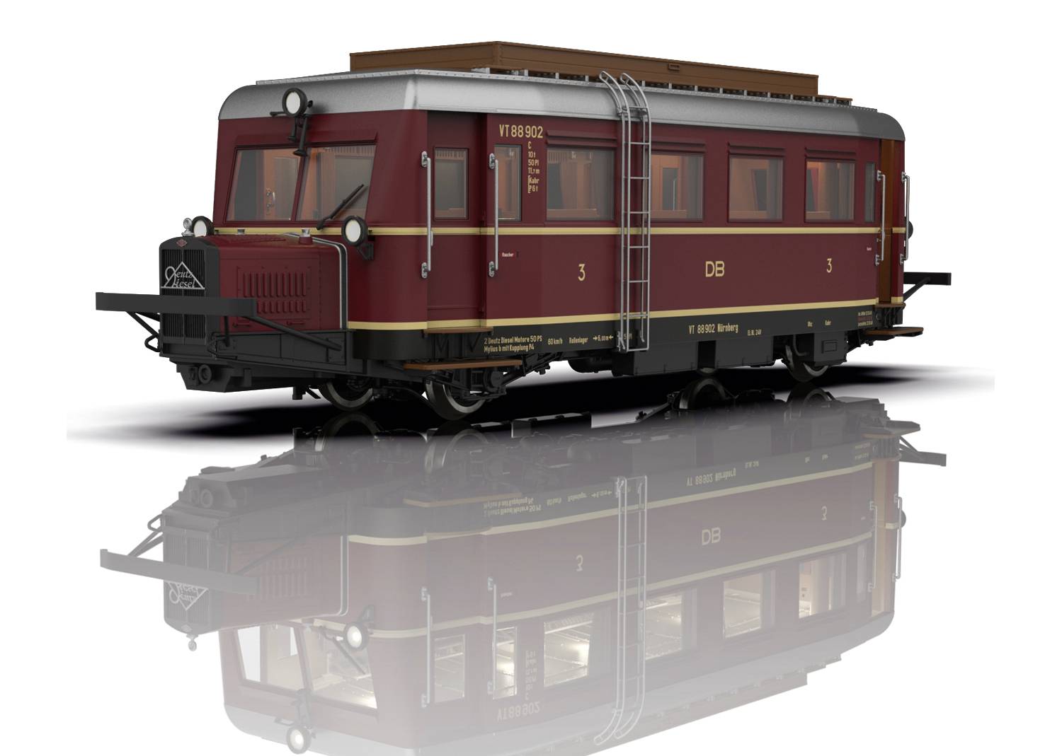 Märklin 55133 Spur 1 Schienenomnibus VT 88 901 der DB