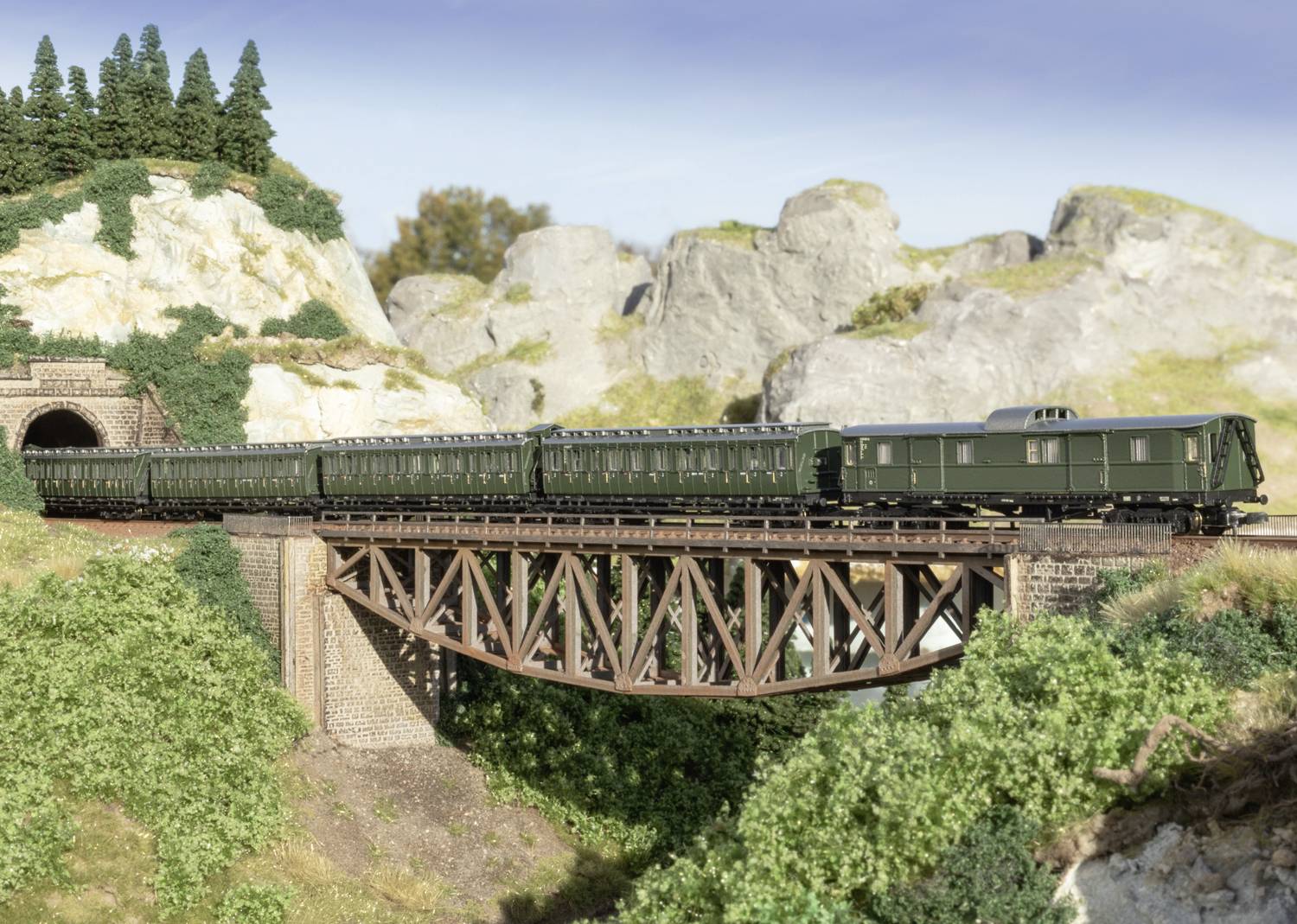 Märklin 87565 Z 4er-Set Reisezugwagen der DB