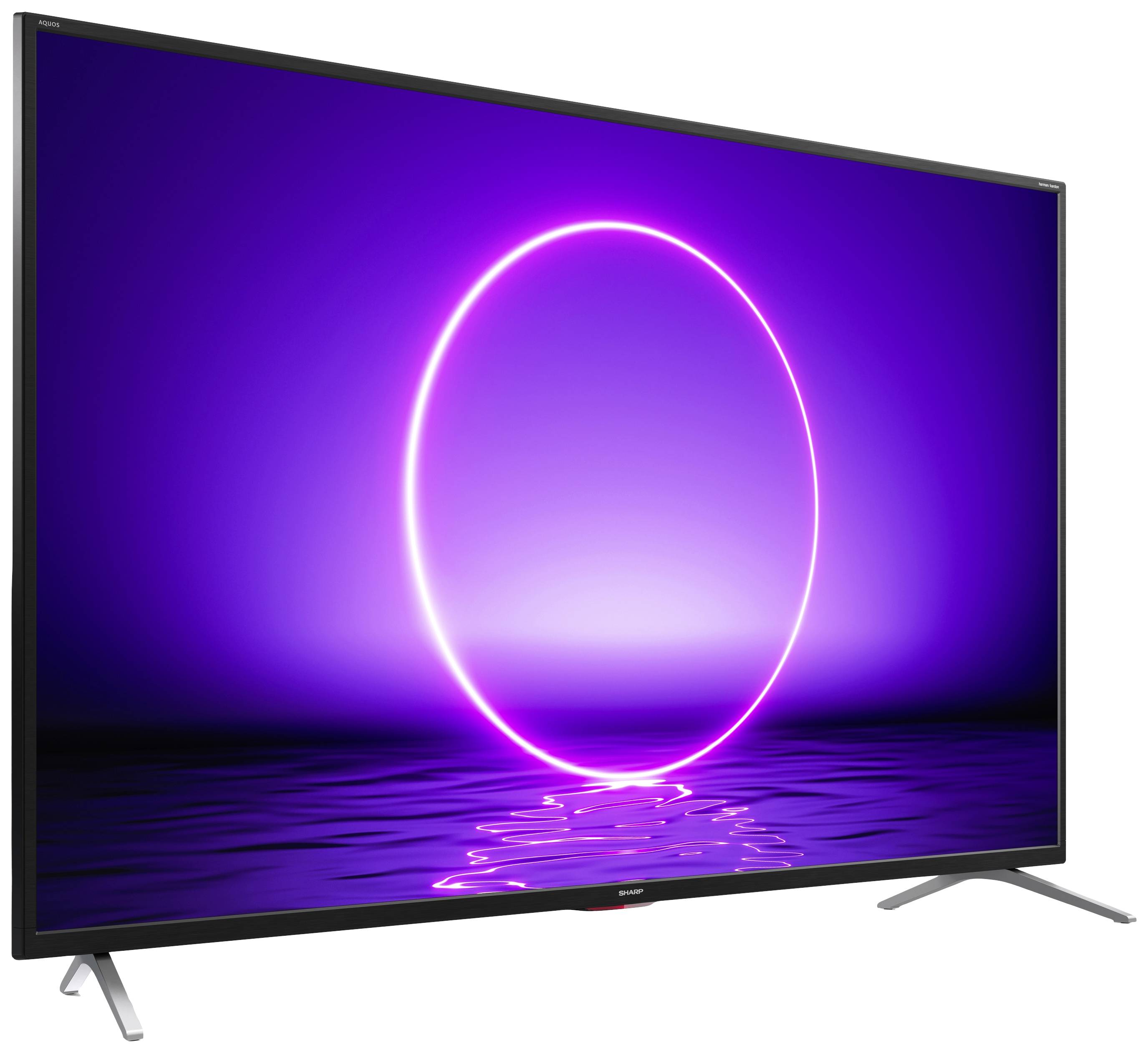 Sharp 55EL4EA LED-TV 139 cm 55 Zoll EEK G (A - G) DVB-T2, DVB-C, DVB-S, UHD, Smart TV, WLAN Schwarz