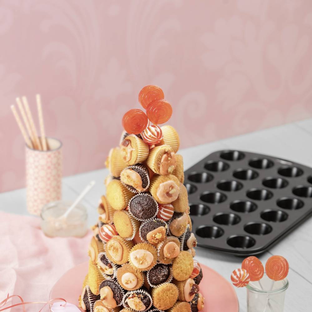 Kaiser Original Inspiration 2300646237 Mini-Muffinform Schwarz