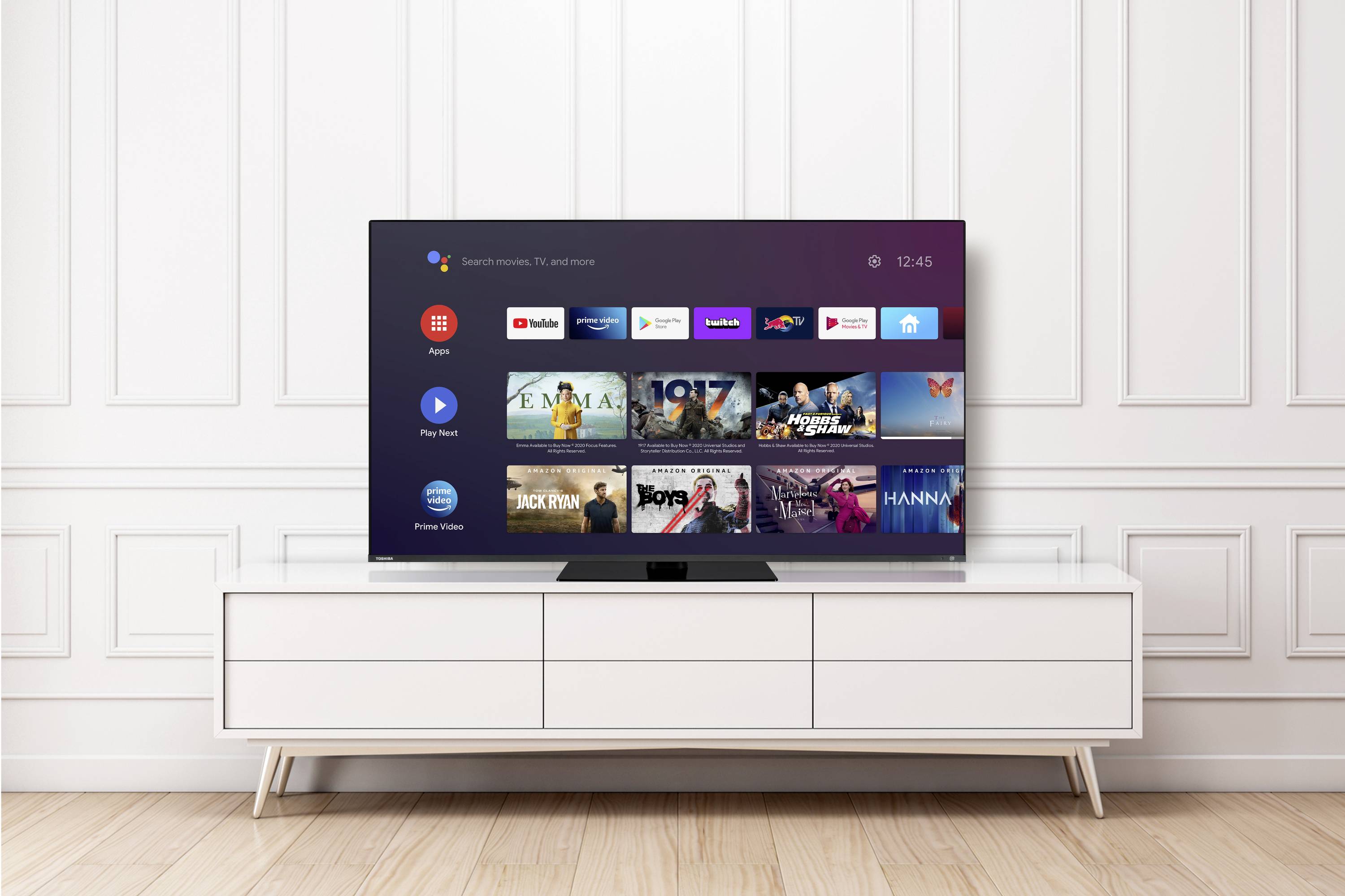 Toshiba 65QA7D63DG MB185 LED-TV 164 cm 65 Zoll EEK E (A - G) CI+, DVB-C, DVB-S2, DVB-T2, Smart TV, UHD Schwarz