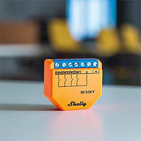 Shelly Shelly Plus I4 DC Szenarienmodul Wi-Fi, Bluetooth