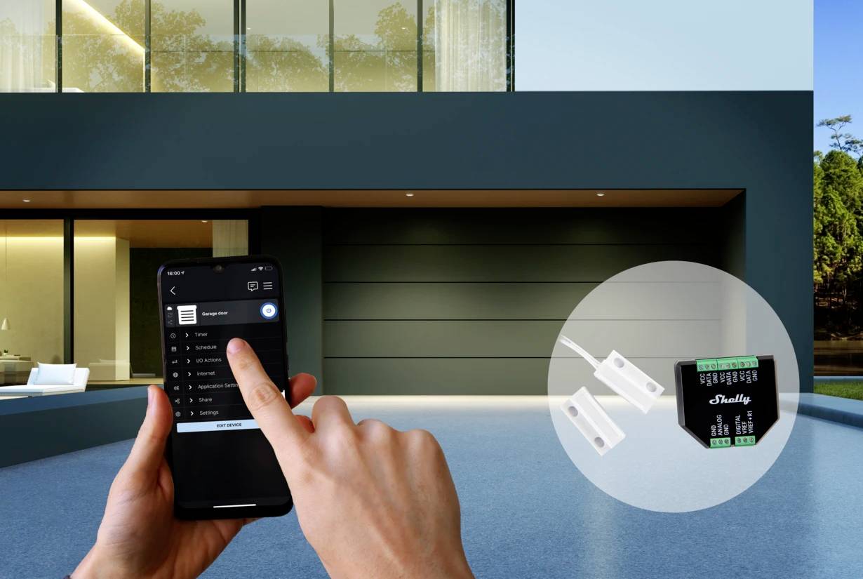 Shelly Plus Add-on Schnittstelle