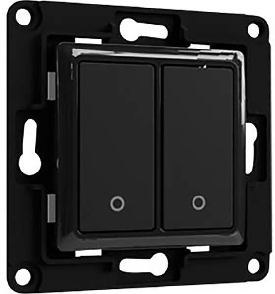 Shelly Wall switch 2 - black Wandtaster