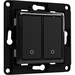 Shelly Wall switch 2 - black Wandtaster Shelly Wall switch 2 - black Wandtaster