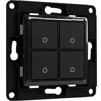 Shelly Wall switch 4 - black Wandtaster Shelly Wall switch 4 - black Wandtaster