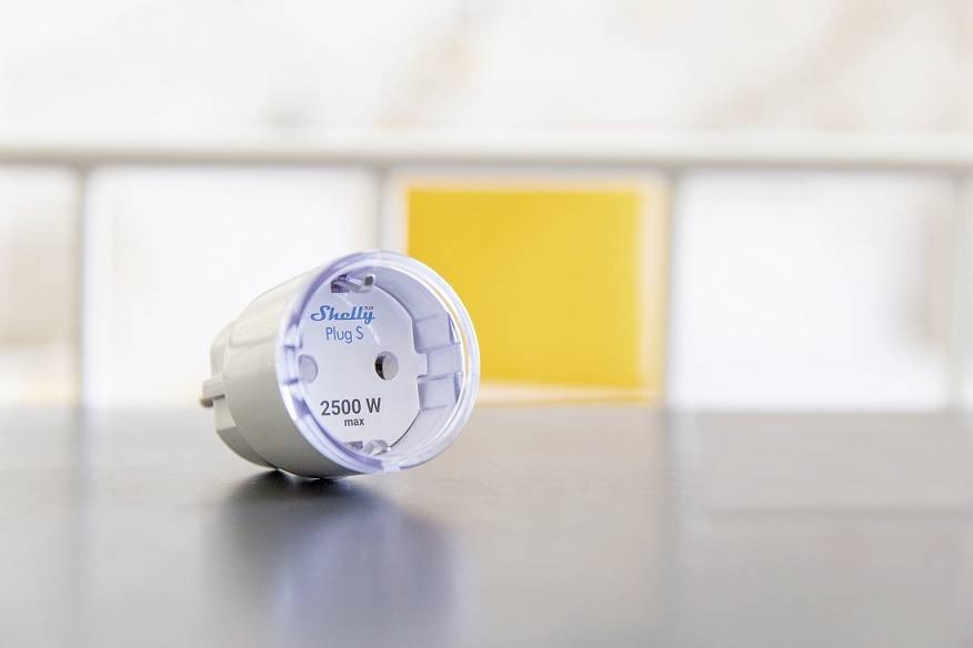 Shelly Plus Plug S Steckdose Wi-Fi, Bluetooth