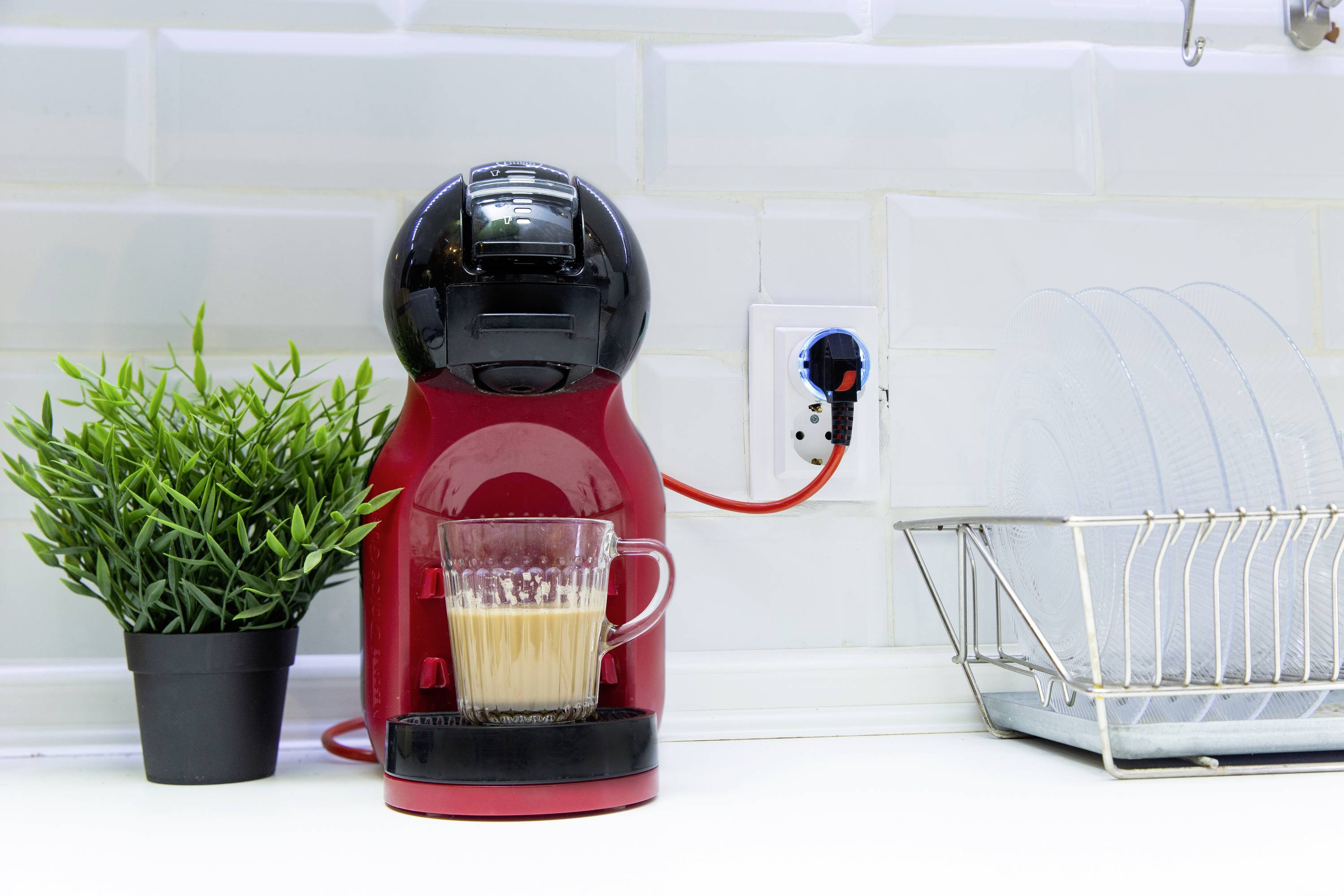 Shelly Plus Plug S Steckdose Wi-Fi, Bluetooth