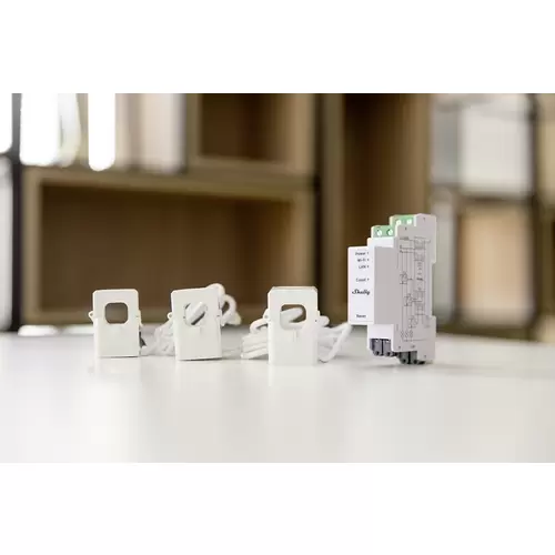 Shelly Pro 3EM 120A Stromzähler Wi-Fi, Bluetooth Shelly Pro 3EM 120A Stromzähler Wi-Fi, Bluetooth