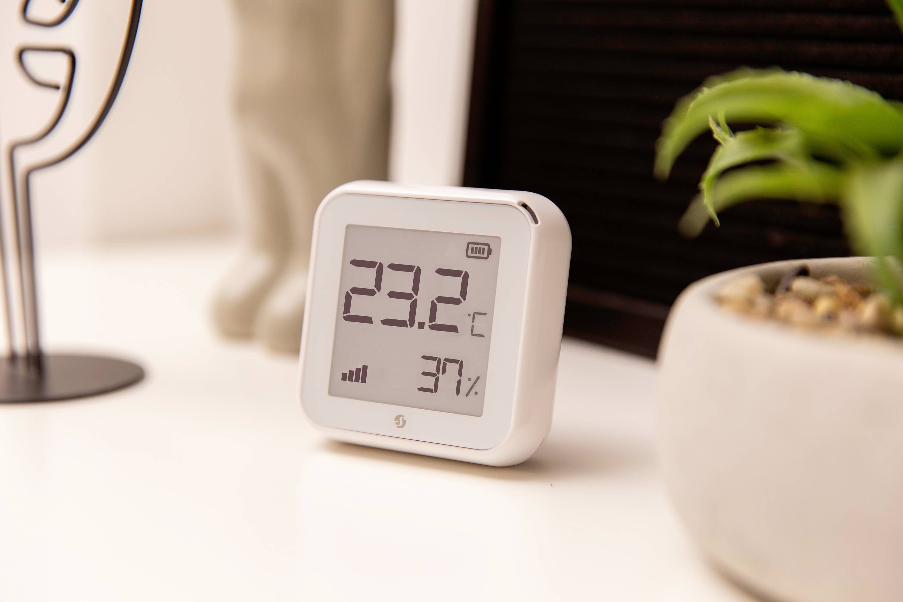 Shelly Plus H&T Temperatursensor und Luftfeuchtesensor Bluetooth Low Energy, Wi-Fi