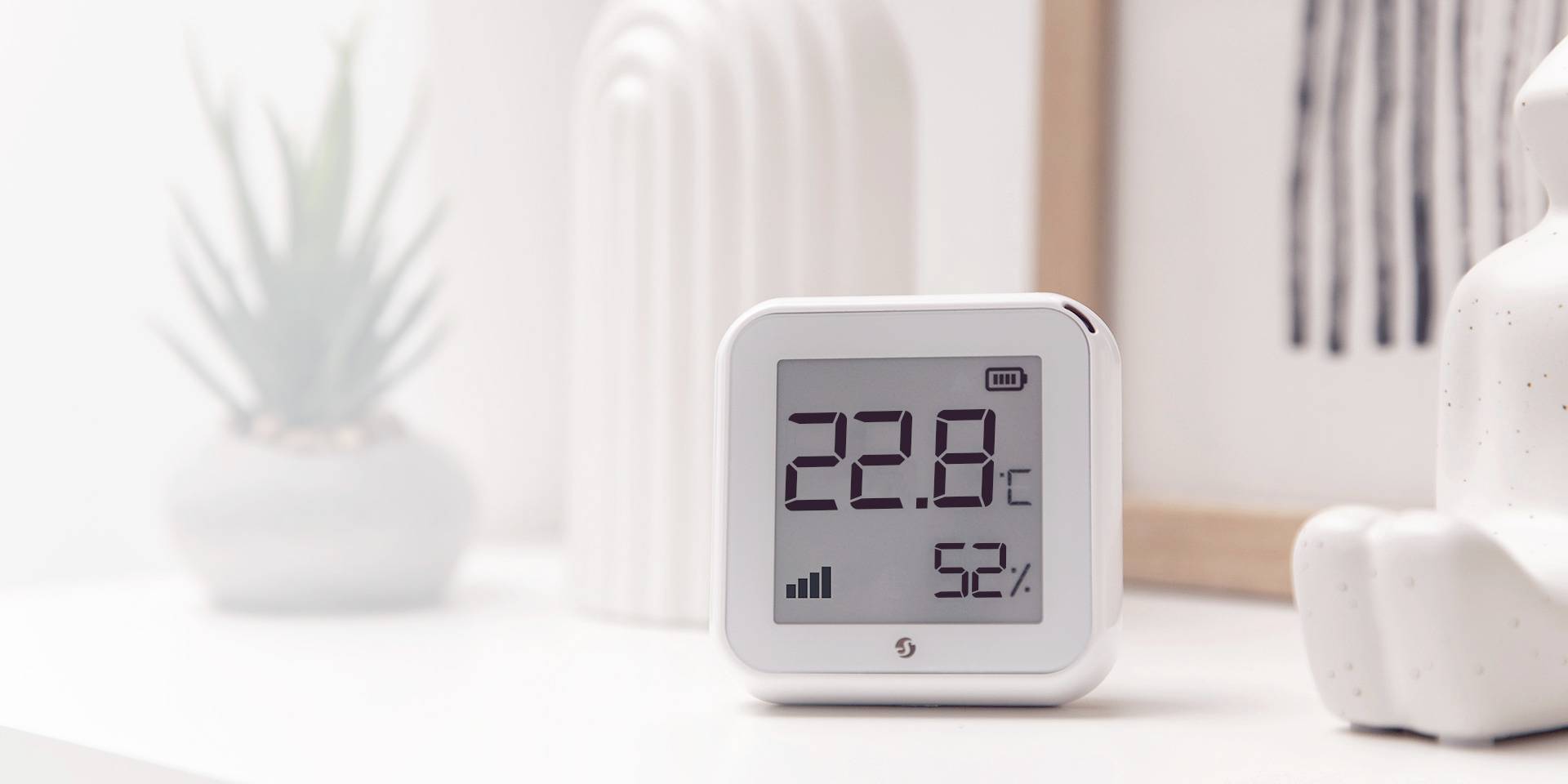 Shelly Plus H&T Temperatursensor und Luftfeuchtesensor Bluetooth Low Energy, Wi-Fi