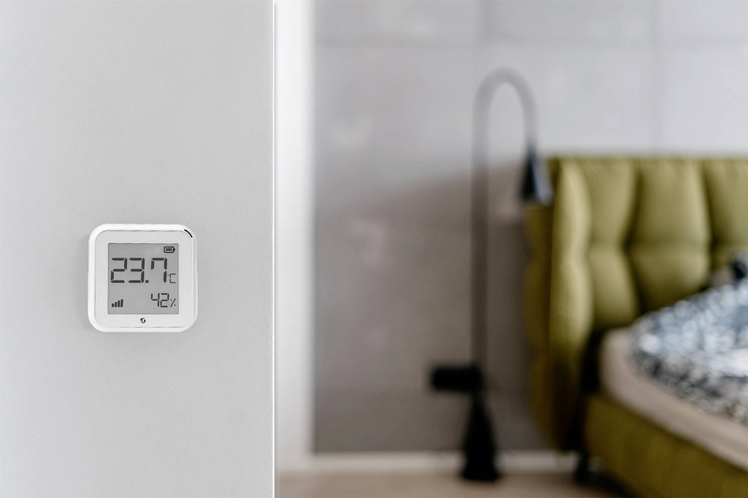 Shelly Plus H&T Temperatursensor und Luftfeuchtesensor Bluetooth Low Energy, Wi-Fi