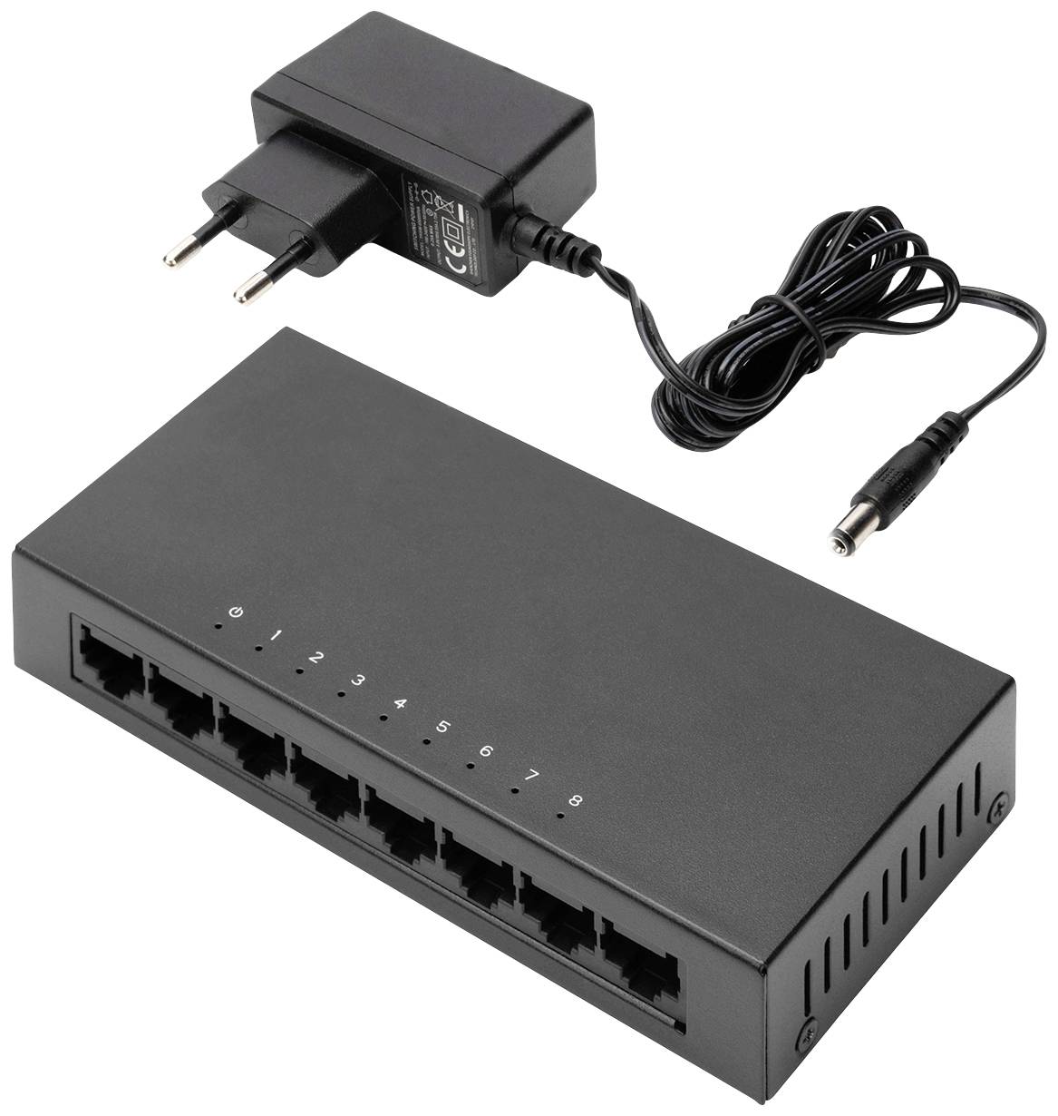 Digitus DN-80069 Netzwerk Switch RJ45 DN-80069 8 Port 10 / 100 MBit/s