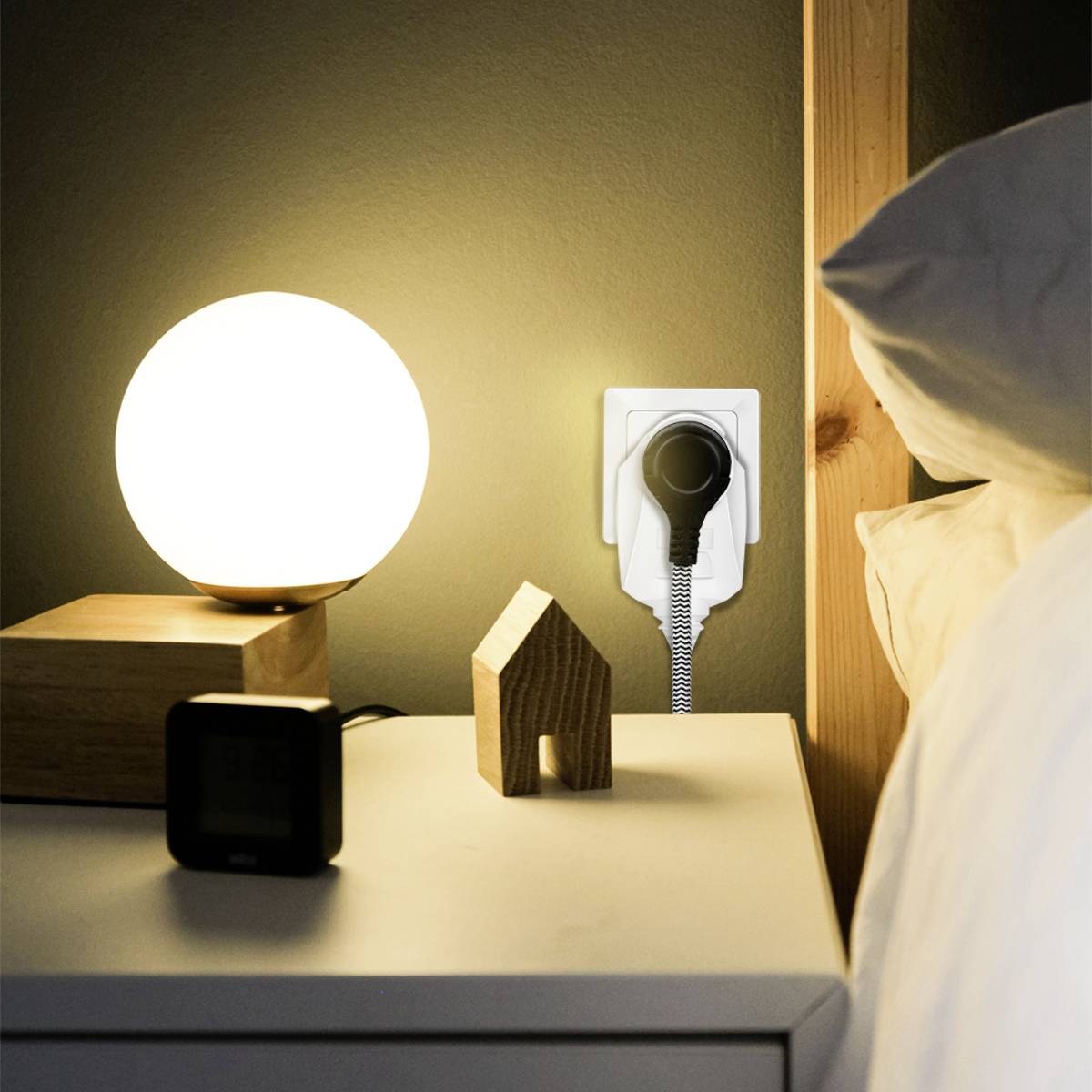 LogiLink LPS274 Steckdosenleiste Weiß Schutzkontakt 1 St.