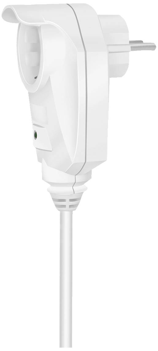 LogiLink LPS274 Steckdosenleiste Weiß Schutzkontakt 1 St.