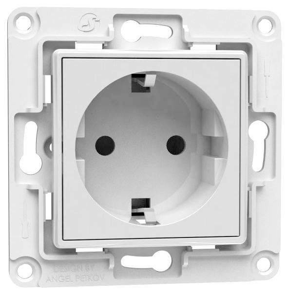 Shelly Wall Socket EU - white Steckdose