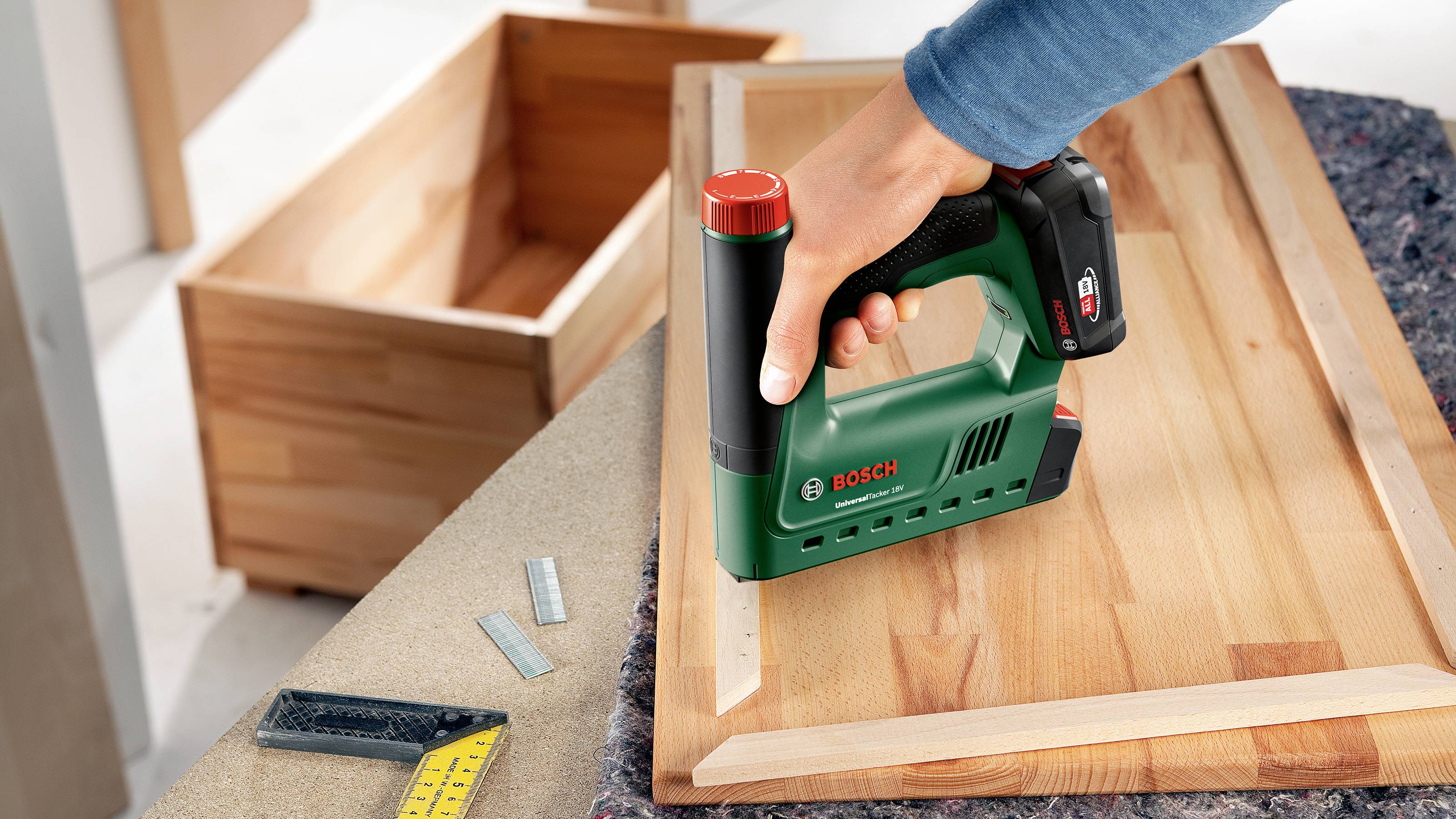 Bosch Home and Garden 06032A7000 Akkutacker Klammerntyp Typ 53 Klammernlänge 6 - 14mm ohne Akku