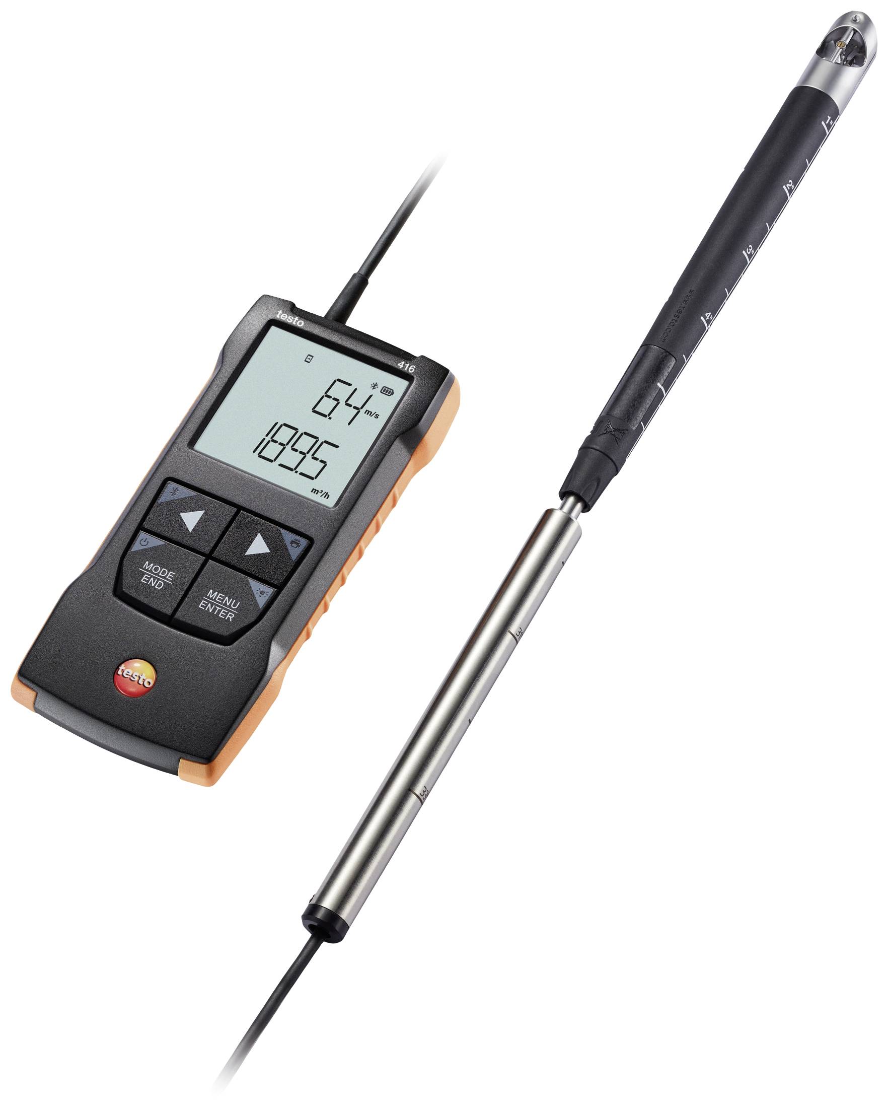 Testo 416 Anemometer 0.6 bis 40 m/s