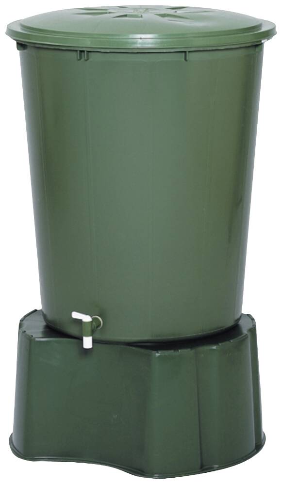 Garantia 500214 Regentonne 510l rund mit Deckel und Hahn 1St