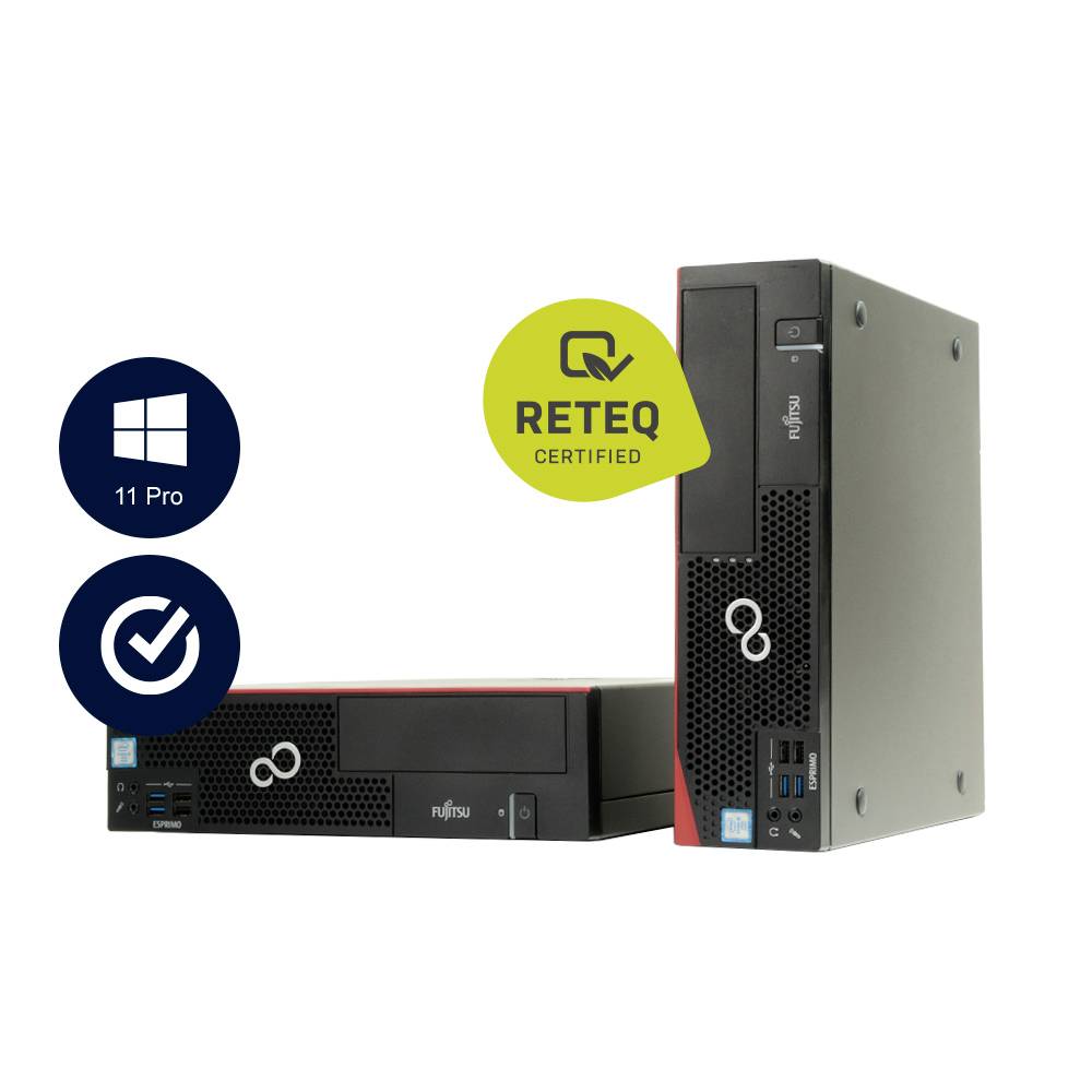 Fujitsu Esprimo D956 Mini PC (generalüberholt) (gut) Intel® Core™ i5 i5-6500 8GB 256GB SSD Intel HD Graphics 530 Windows® 11 Pro