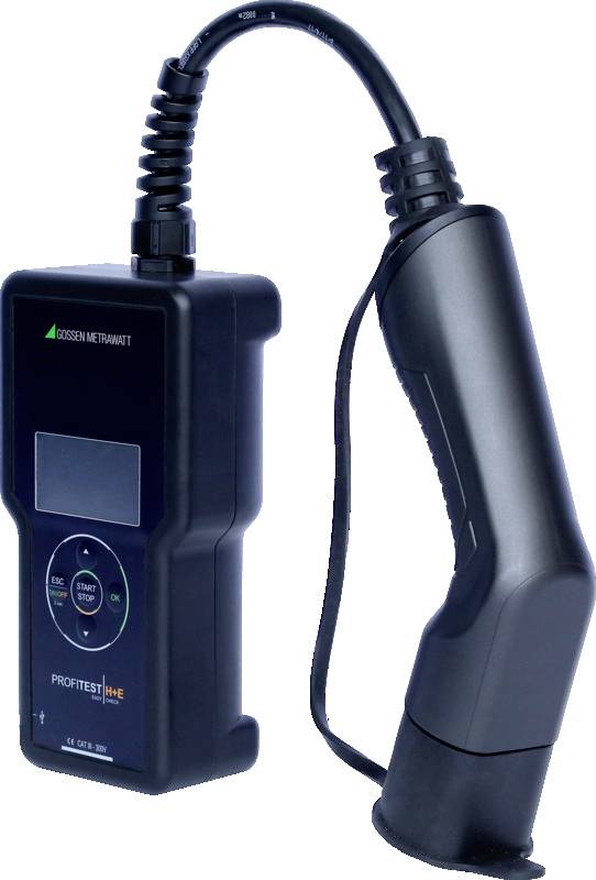 Gossen Metrawatt PROFiTEST H+E EASY CHECK Sicherheitstester, VDE-Prüfgerät, Testadapter VDE-Norm 0122