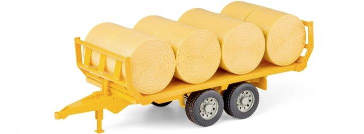 Carson Modellsport 1:16 Heuwagen für RC Traktor gelb 1:16 Anhänger
