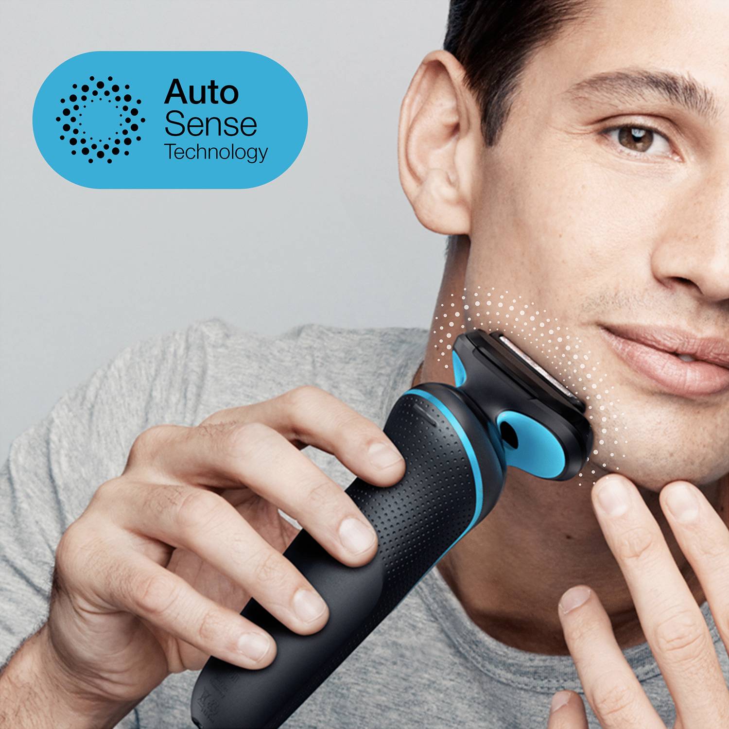 Braun 51-M1000s 51-M1000s Folienrasierer Schwarz/Blau