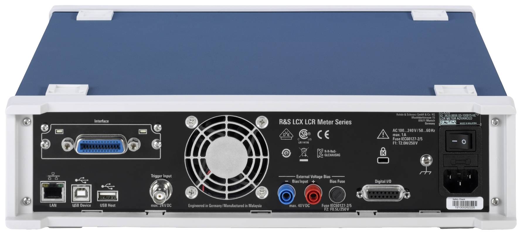 Rohde & Schwarz R&S® LCX100 LCR Messbrücke digital