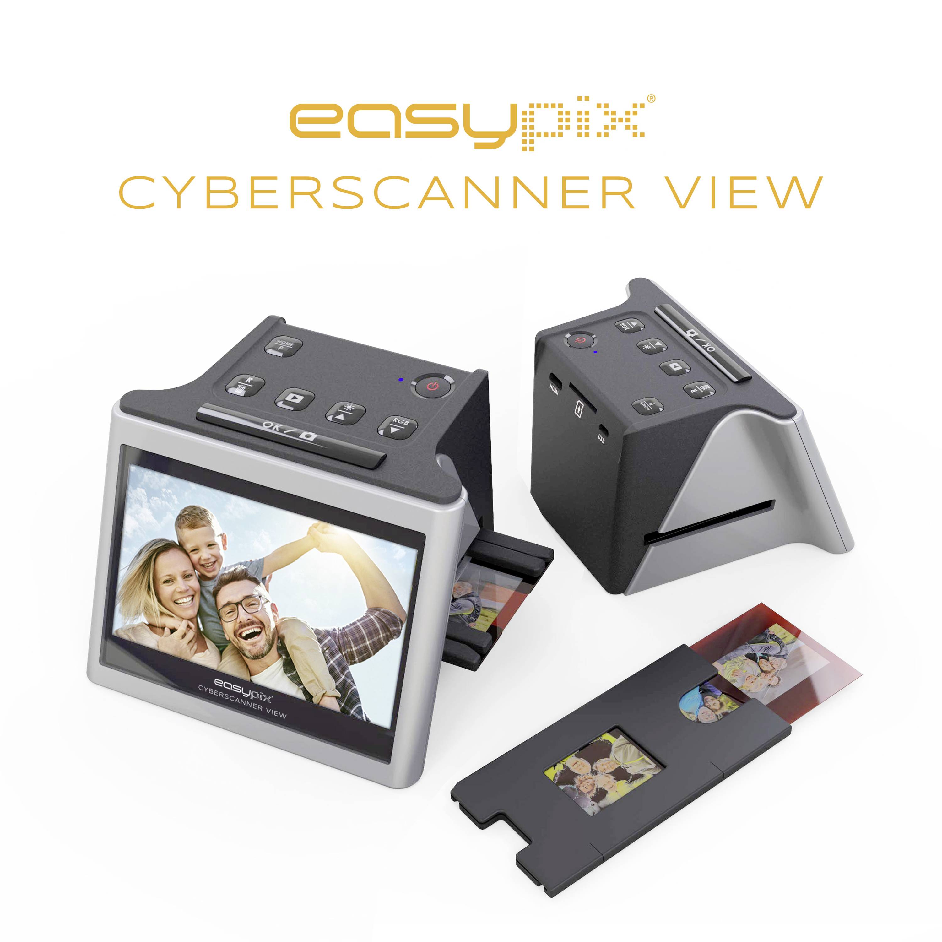 Easypix Cyberscanner View Diascanner, Filmscanner 960 x 540 Pixel