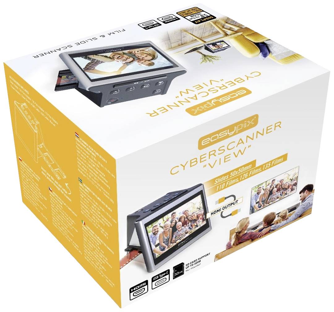 Easypix Cyberscanner View Diascanner, Filmscanner 960 x 540 Pixel
