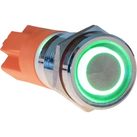 Joy-it Button12E-01 Button12E-01 Vandalismusgeschützter Drucktaster rastend Grün (Ø x L) 12mm x 26.5mm IK10, IP67 1St. Joy-it Button12E-01 Button12E-01 Vandalismusgeschützter Drucktaster rastend Grün (Ø x L) 12mm x 26.5mm IK10, IP67 1St.