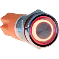 Joy-it Button12E-02 Button12E-02 Tastschalter rastend Rot (Ø x L) 12mm x 26.50mm IK10, IP67 1St. Joy-it Button12E-02 Button12E-02 Tastschalter rastend Rot (Ø x L) 12mm x 26.50mm IK10, IP67 1St.