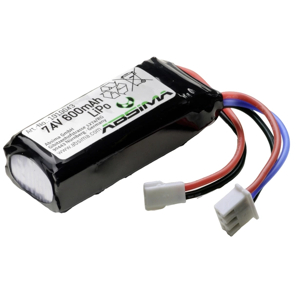 Absima Modellbau-Akkupack (LiPo) 7.4V 600 mAh Absima Modellbau-Akkupack (LiPo) 7.4V 600 mAh