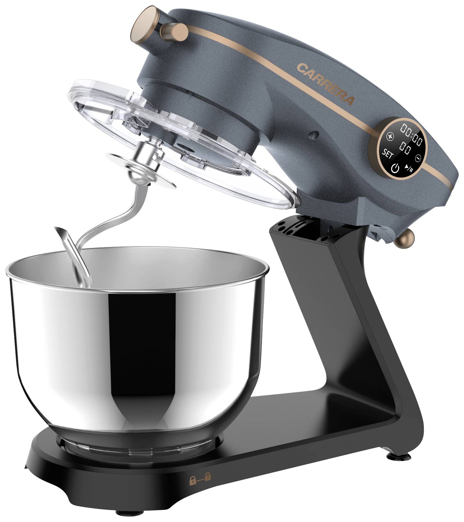 Carrera Beauty Küchenmaschine 1800 W Aluminium