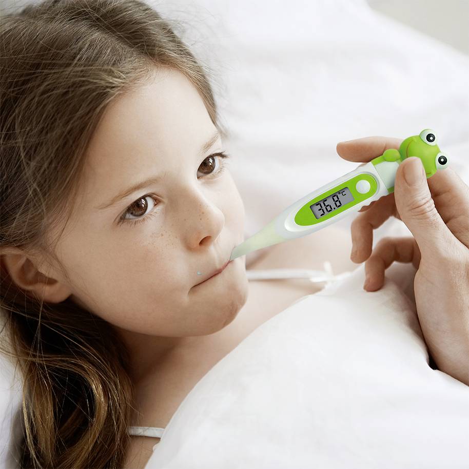 Scala SC 44 Frosch Fieberthermometer Wasserfest, Mit Fieberalarm