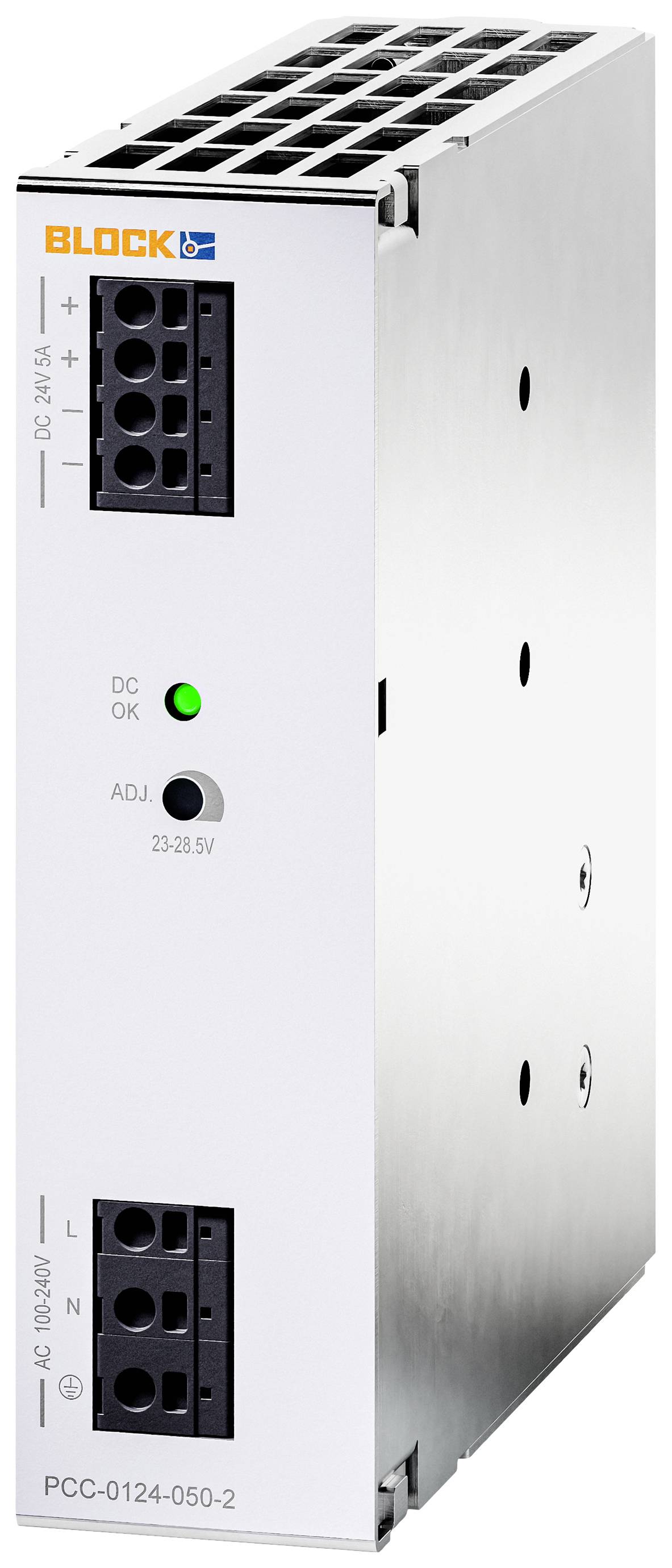 BLOCK PCC-0124-050-2 Schaltnetzgerät 24 V/DC 5 A 120 W Anzahl Ausgänge:1 x Inhalt 1 St.