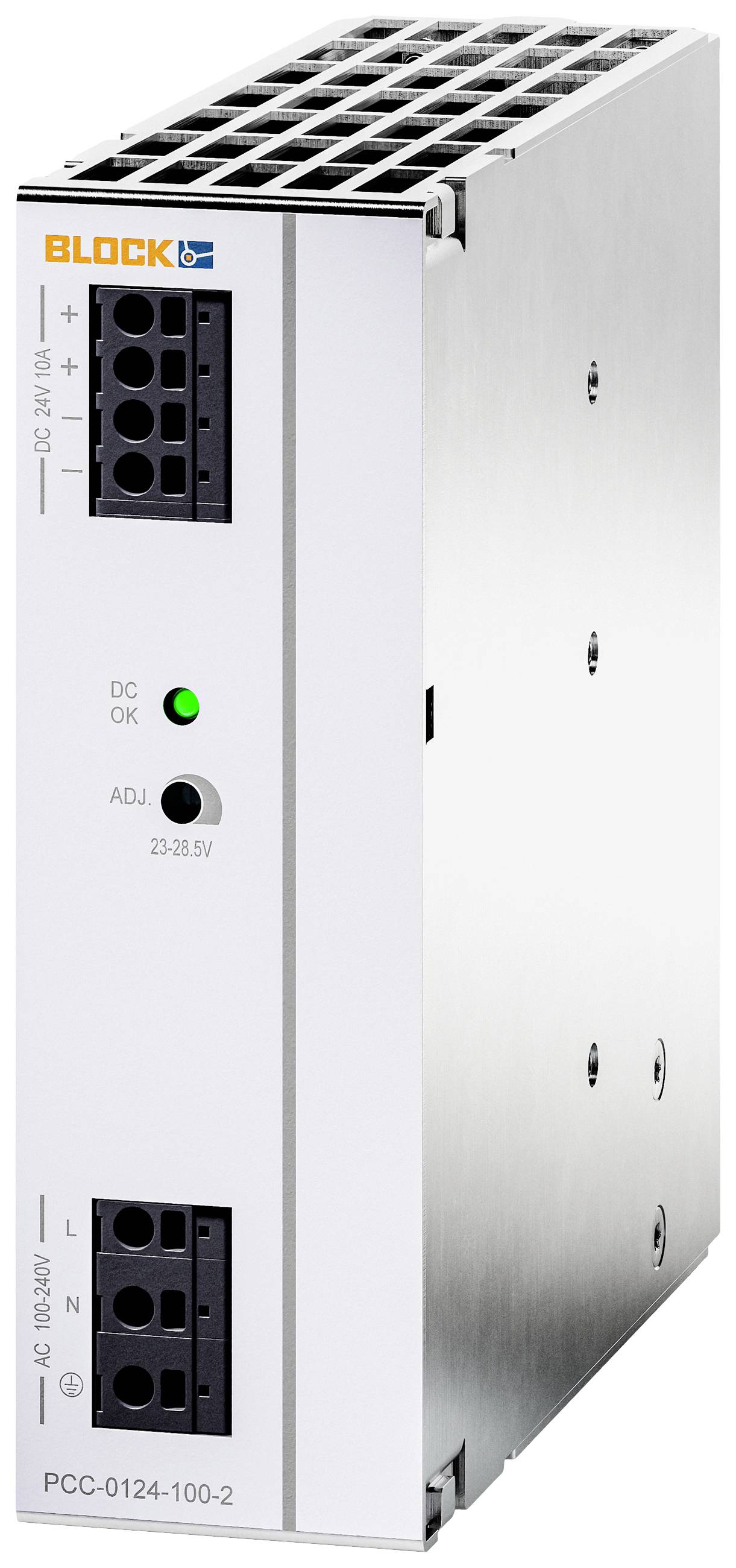 BLOCK PCC-0124-100-2 Schaltnetzgerät 24 V/DC 10 A 240 W Anzahl Ausgänge:1 x Inhalt 1 St.